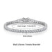 Luxury D Color Round Cut Bracelet for Men & Women - Samanta Factory