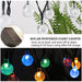 Solar Crystal Globe String Lights – 60 LED Waterproof Fairy Lights with 8 Lighting Modes - Samanta Factory