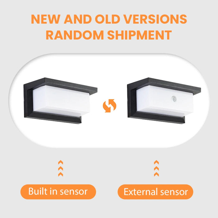 LED Wall Lights – PIR Motion Sensor, Waterproof Outdoor Lamps for Garden & Porch - Samanta Factory