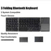 Foldable Bluetooth Keyboard – 81-Key Mini Wireless with Touchpad for iOS, Android & Windows SF