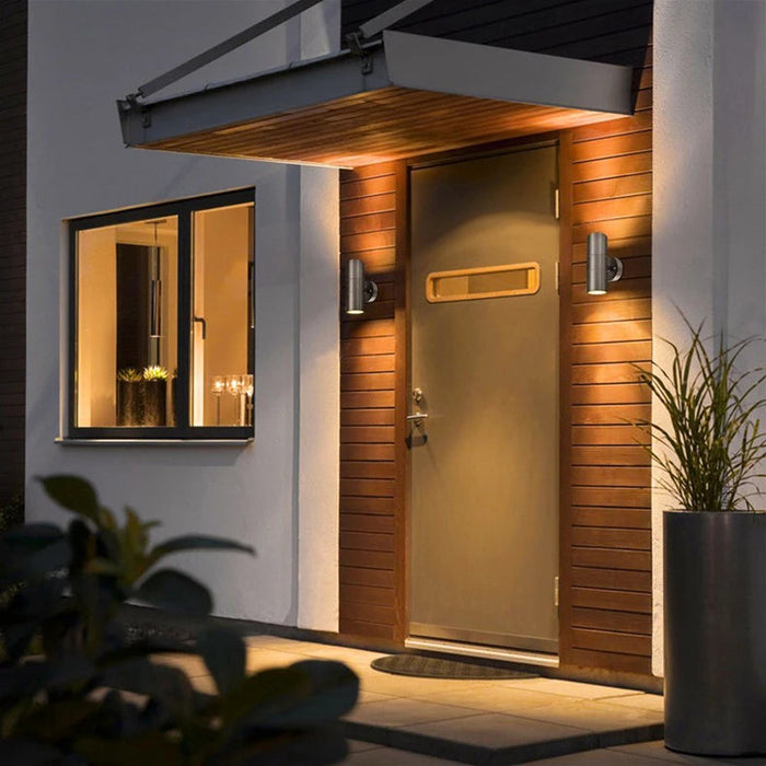 Stainless Steel LED Wall Light – IP65 Waterproof GU10 Up Down Outdoor Sconce SF