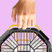 Camping Battery Fan – 10000mAh Rechargeable with LED Light & 4-Speed Wind Control - Samanta Factory