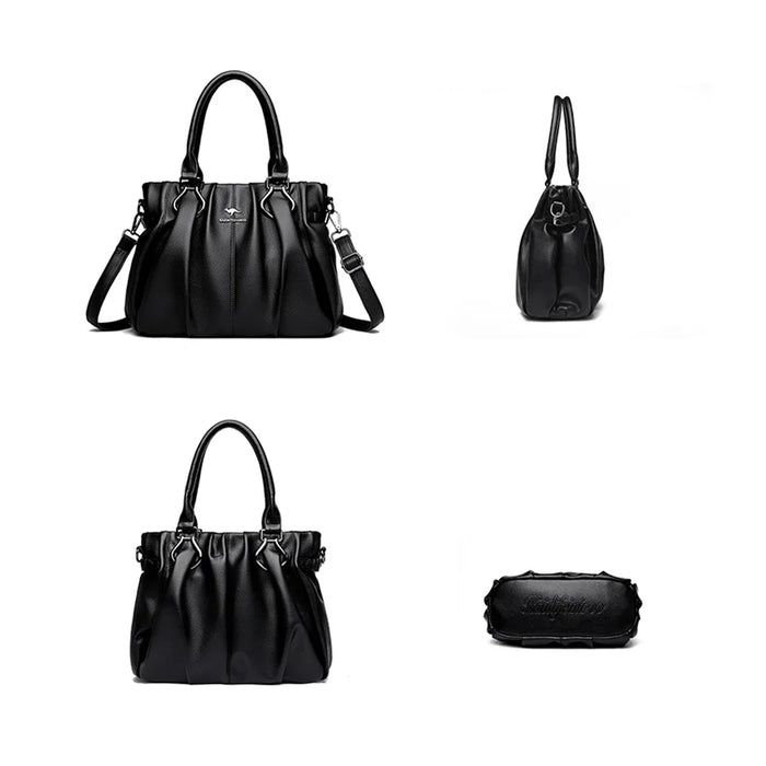 Luxury Casual Tote Bag for Women – High-Quality Soft Leather Designer Handbag & Purse - Samanta Factory