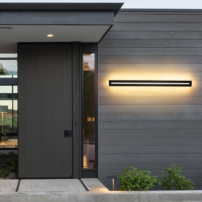 Waterproof LED Wall Sconce – IP65 Long Outdoor Light for Garden & Exterior Decor