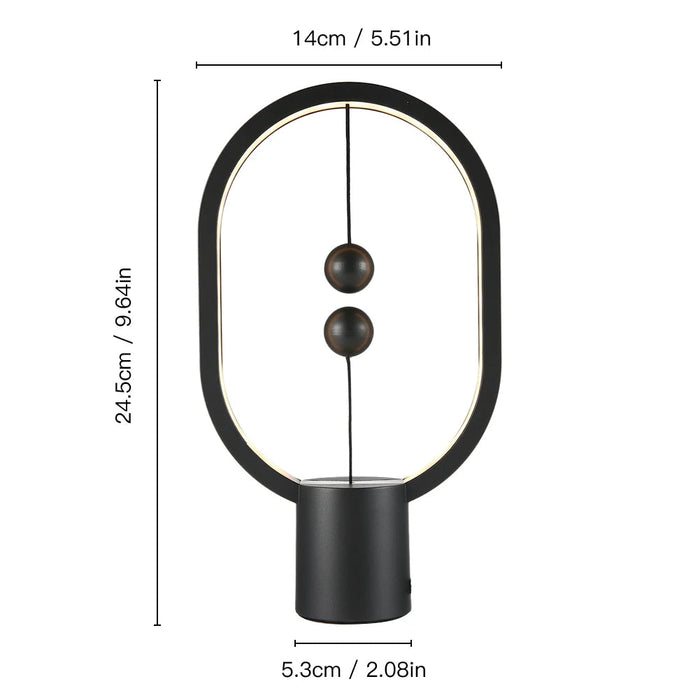 LED Balance Table Lamp – Magnetic Air Switch Touch Control Eye Protection Night Light SF