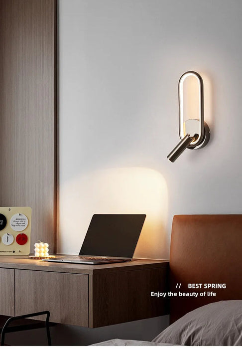 Nordic Style Rotatable Wall Lamp – 350° Adjustable Spot Light for Bedroom & Living Room Décor - Samanta Factory