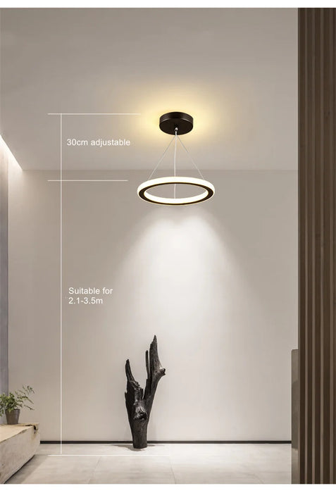 LED Dining Table Pendant Light – Dimmable Brightness & Color with Adjustable Height - Samanta Factory