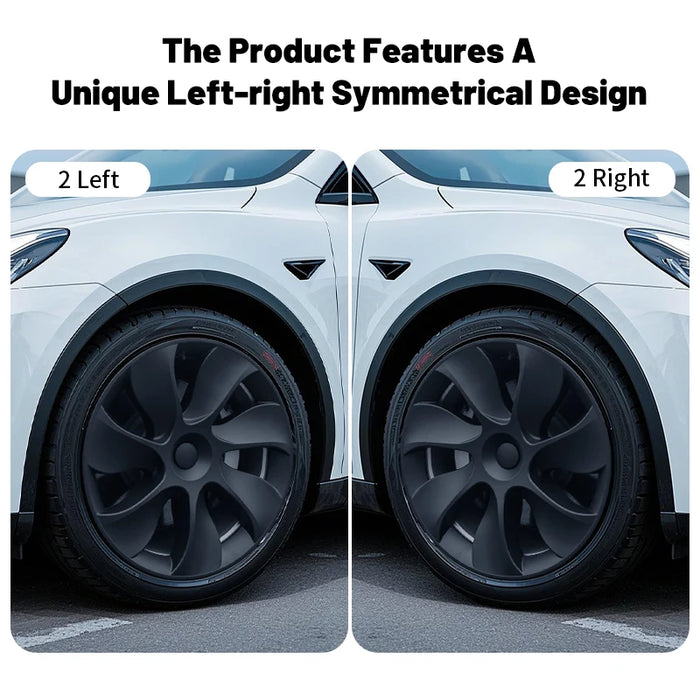 4PCS 19 Inch Cyclone Style Wheel Covers for Tesla Model Y (2020-2024) Right & Left Automobile Accessories Hubcaps Replacement - Samanta Factory