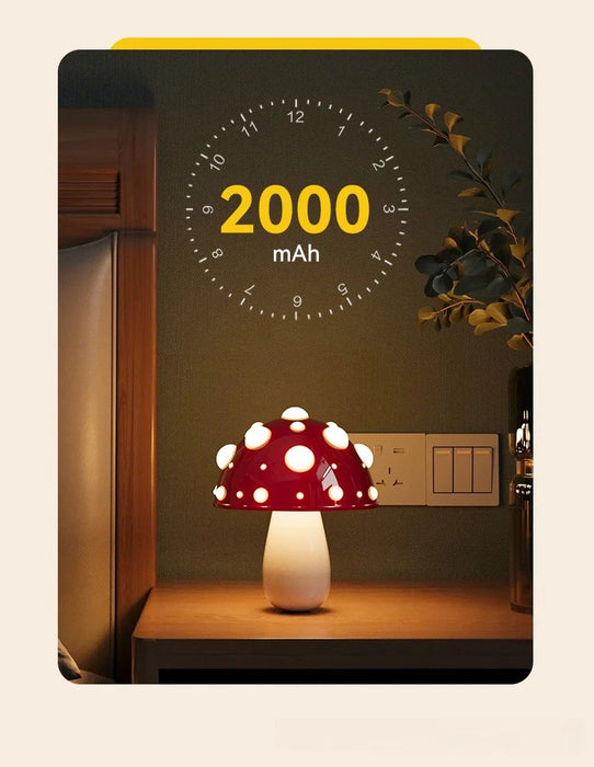 Mushroom Night Light – Dimmable LED with Cute Forest-Inspired Design - Samanta Factory