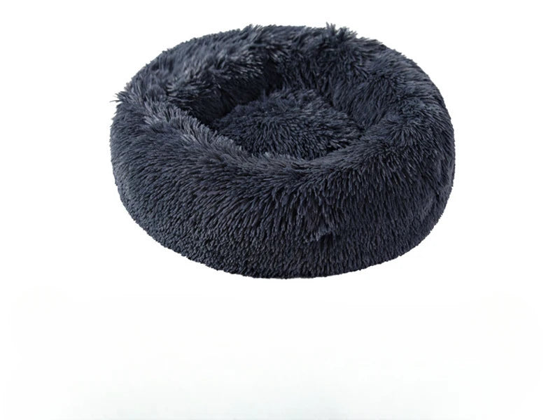 Plush Cat & Dog Nest Bed – Warm, Washable & Fluffy for Winter Comfort