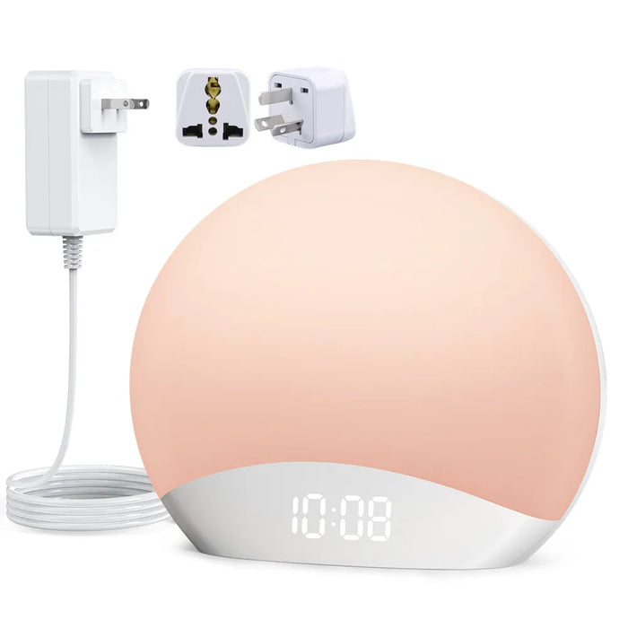 Sunrise Alarm Clock & Sound Machine – All-in-One Sleep Aid with Nature Sounds & Gentle Wake-Up Light