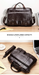 Leather Business Briefcase – 15-Inch Professional Work Bag for Men SF