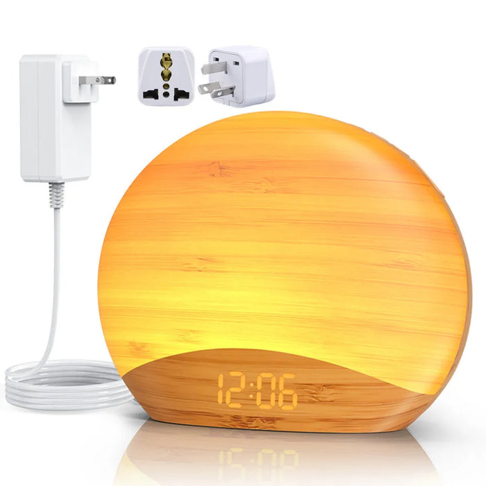 Sunrise Alarm Clock & Sound Machine – All-in-One Sleep Aid with Nature Sounds & Gentle Wake-Up Light