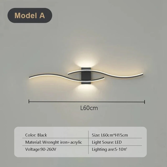 Wall Light Fixture – Adjustable LED Design for Modern Interior Décor
