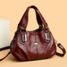 Women’s Tote Bag – Sequined Letter Design & Soft Leather Shoulder Handbag - Samanta Factory