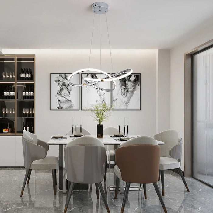 Modern E27 Alloy Pendant Light – Black & Gold LED Ceiling Fixture - Samanta Factory