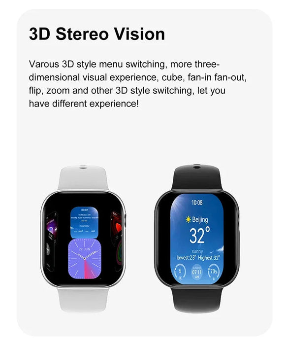 GPS Smart Watch with Health Tracking – AMOLED Display with Bluetooth Calling SF