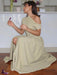 Maxi Dress – Pleated Patchwork Elegance - Samanta Factory