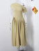 Maxi Dress – Pleated Patchwork Elegance - Samanta Factory