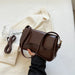 Women’s PU Saddle Bag – Stylish Hasp Closure & Interior Zipper Pocket - Samanta Factory
