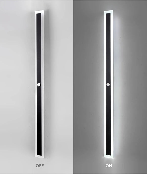 Outdoor LED Wall Light with Motion Sensor – IP65 Waterproof Aluminum Lamp for Porch, Garden, Garage, Villa - Samanta Factory