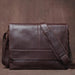 Vintage Leather Satchel Bag – Soft Men’s Crossbody Shoulder Bag SF