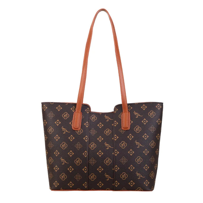 Luxurious Women’s Leather Shoulder Bag – Stylish Microfiber Synthetic Leather Casual Tote - Samanta Factory
