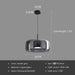 Pendant Light – Nordic Glass Design with Adjustable Height & Warm LED Illumination - Samanta Factory