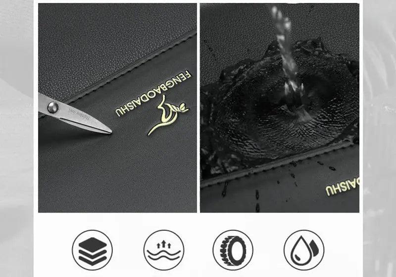 Men’s Business Briefcase – PU Leather Shoulder & Crossbody Bag SF