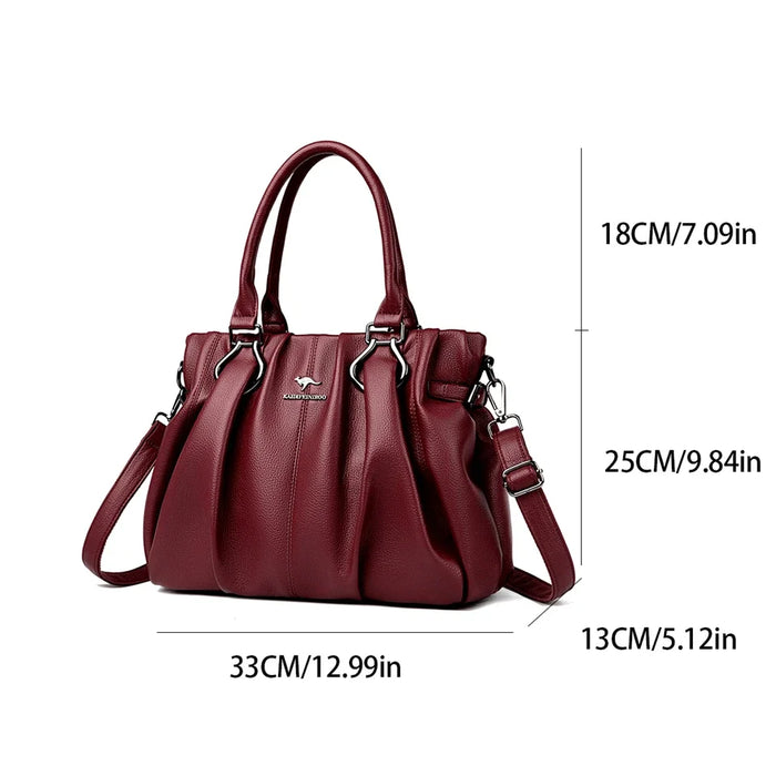Luxury Casual Tote Bag for Women – High-Quality Soft Leather Designer Handbag & Purse - Samanta Factory