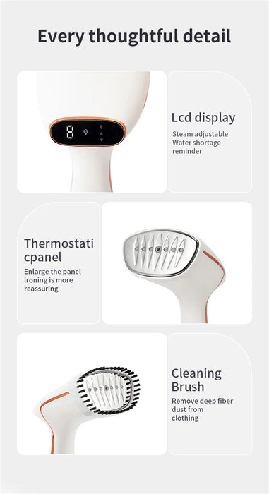 Handheld Steam Brush – 1800W Powerful Garment Steamer Samanta Factory