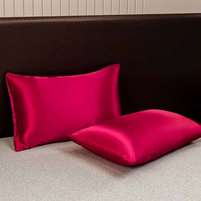 KISS NEST Satin Bed Sheet Set – Smooth 200TC Polyester, Twin to King Sizes - Samanta Factory