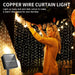 Festive Solar-Powered Curtain Lights with Waterproof Design & Remote Control - Samanta Factory