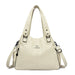 Soft Leather Handbag for Women – Luxury Designer Shoulder Tote, Large Capacity Purse - Samanta Factory