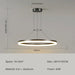Modern LED Pendant Light – Adjustable Brightness & Color with Remote Control - Samanta Factory
