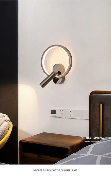 Nordic Style Rotatable Wall Lamp – 350° Adjustable Spot Light for Bedroom & Living Room Décor - Samanta Factory