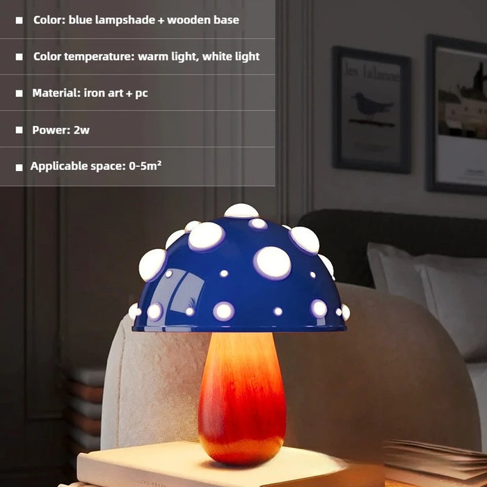 Mushroom Night Light – Dimmable LED with Cute Forest-Inspired Design - Samanta Factory