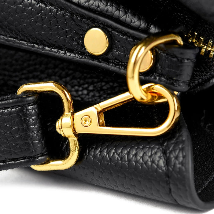 Women’s Tote Bag – Soft Microfiber Leather Casual Handbag with Zipper Closure - Samanta Factory
