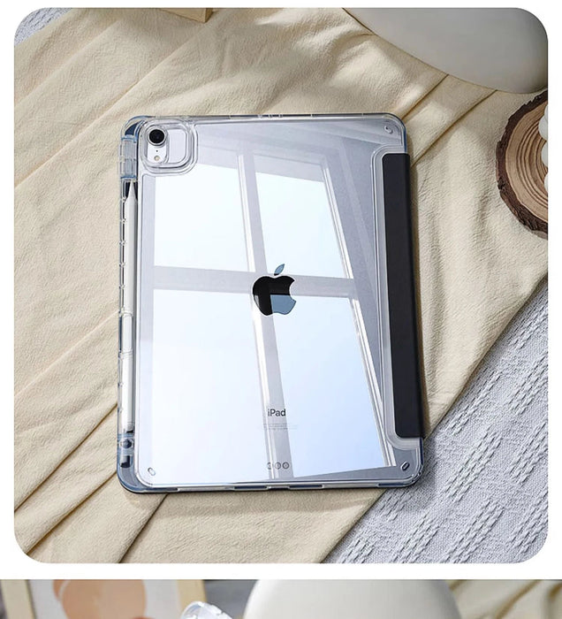 iPad Case – Magnetic Acrylic Shockproof Cover for iPad Pro, Air, Mini & All Models SF