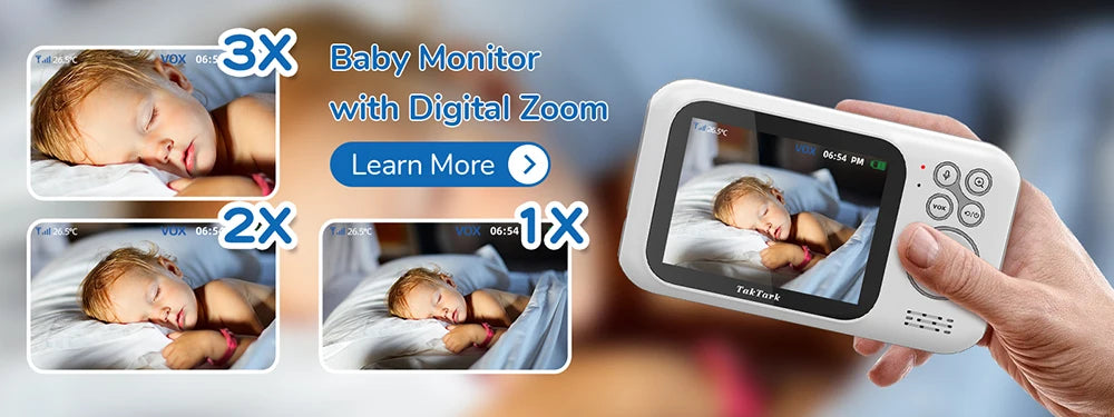Universal Baby Monitor Camera Holder – Adjustable Long Arm Mount for Crib or Bed