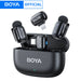 BOYA Mini 2.4GHz Wireless Lavalier Microphone Kit with Charging Case for iPhone & Android