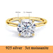 14K Gold Moissanite Ring – Certified Round-Cut Brilliance SF
