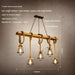 Wrought Iron Chandelier – Multi-Head Vintage Pendant Light for Restaurants & Hotels - Samanta Factory