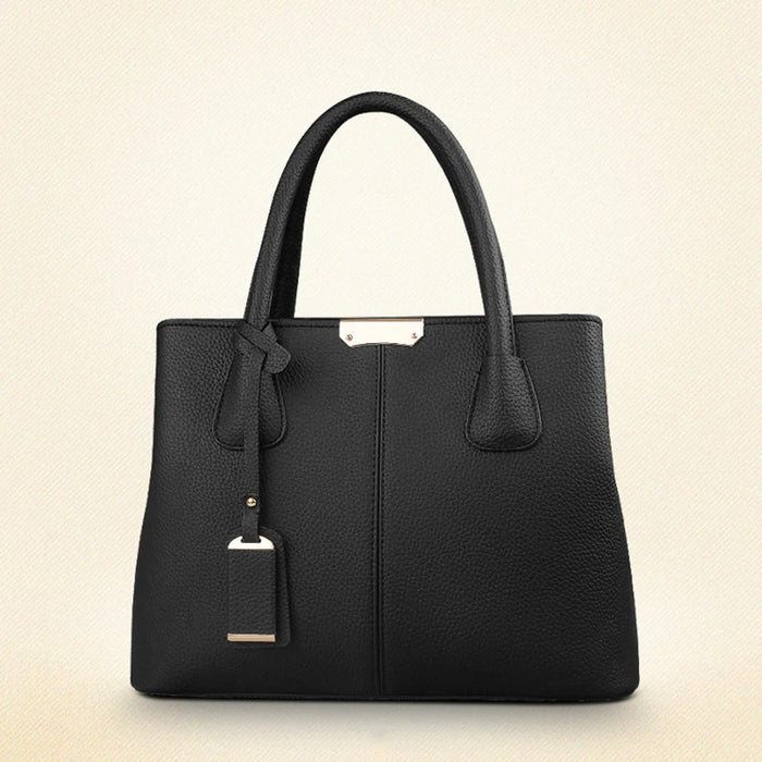 Ladies Large Tote Bag – Square Shoulder Bag, PU Leather Handbag & Crossbody for Women - Samanta Factory