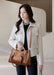 Casual Tote Shoulder & Crossbody Bag – Versatile, Soft PU Leather with Sequined Design - Samanta Factory