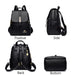 Women’s Leather Backpack – Fashionable White Shoulder Bag for Travel & School - Samanta Factory