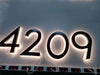 LED House Numbers – Backlit Stainless Steel Address Sign SF