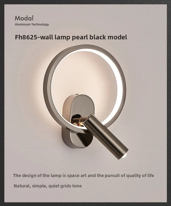 Nordic Style Rotatable Wall Lamp – 350° Adjustable Spot Light for Bedroom & Living Room Décor - Samanta Factory