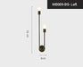 LED Wall Light – Modern Indoor Wall Sconce with 3-Colour Temperature for Bedroom & Hallway SF