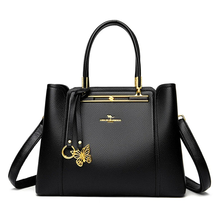 Women’s Tote Bag – Soft Microfiber Leather Casual Handbag with Zipper Closure - Samanta Factory